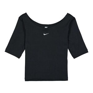Nike Essential Scoop Black Top